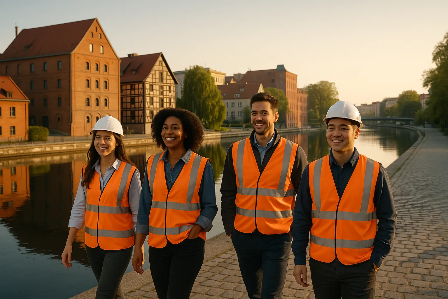 Workers on the Brda riverfront in Bydgoszcz — jobs and vacancies with UspiWork